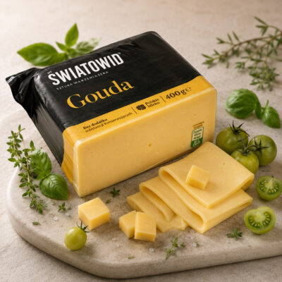 Сир Гауда Swiatowid Gouda без консервантів 400 г Польща