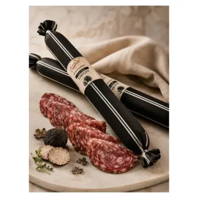 Ковбаса Салямі з чорним трюфелем Capputo Salame al Tartufo 280г Італія