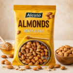 Мигдаль смажений з медом та сіллю Alesto Almonds Honey & Salted 150г Німеччина