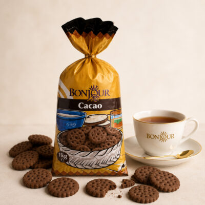 Печиво з какао Bonjour Cacao 1 кг Італія