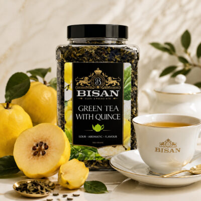 Чай зелений з айвою Bisan Green Tea With Quince 230г