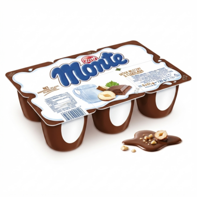 Молочний десерт Zott Monte Шоколад-Горіх (6х55 г) 330г Німеччина