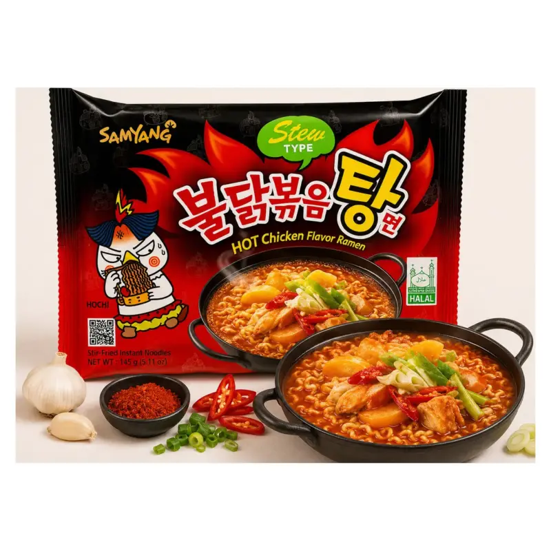 Локшина швидкого приготування зі смаком гострої курки Samyang Buldak Hot Chicken Flavor Ramen 140 г
