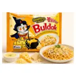 Локшина швидкого приготування 4 сири Samyang Buldak Quattro Cheese Hot Chicken Flavor 145г Південна Корея