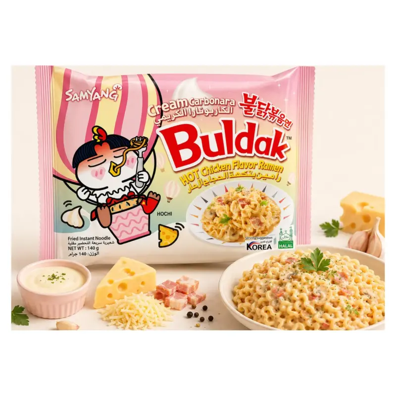 Локшина швидкого приготування зі смаком гострої курки Samyang Buldak 2xSpicy Hot Chicken Flavor Ramen 140г Південна Корея