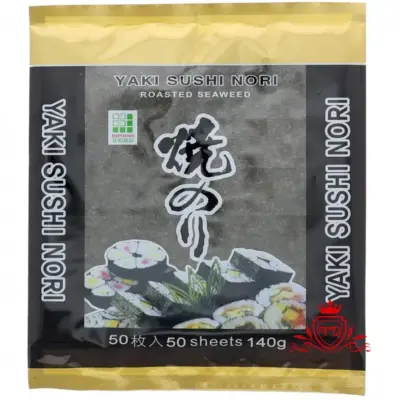 Водорості сушені Норі "Jhfoods" Yaki Sushi Nori 50 листів, 140 г