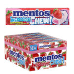 Жувальна гумка Полуниця Mentos Incredible Chew Gout Fraise 45г В'єтнам