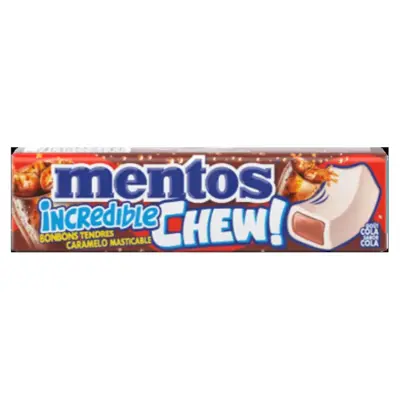 Жувальна гумка Кола Mentos Incredible Chew Gout Cola 45г В'єтнам