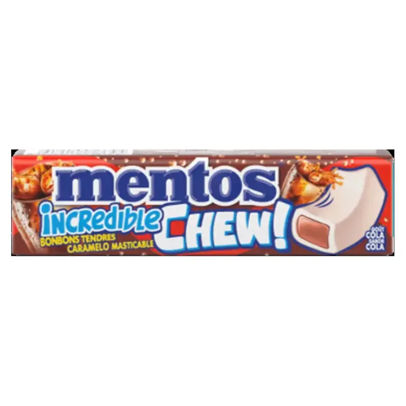 Жувальна гумка Кола Mentos Incredible Chew Gout Cola 45г В’єтнам