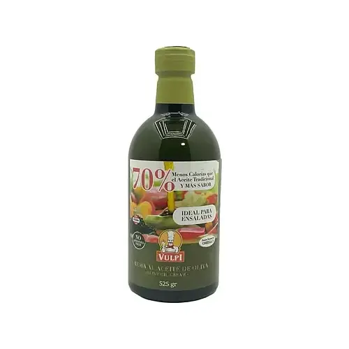 Крем-Заправка на основі оливкової олії БЕЗ ГЛЮТЕНУ Vulpi Crema Al Aceite de Oliva 525г Іспанія