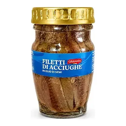 Філе анчоуса в олії Granata Filetti di Assiughe 100г Італія