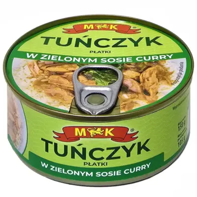 Тунець в Зеленому Соусі Каррі MK Tunczyk w Zielonym Sosie Curry, 150 г Польща