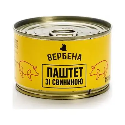 Паштет з курятиною ТМ Вербена 160г Україна