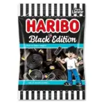 Желейні цукерки з лакрицею Haribo Black Edition 100 г Іспанія