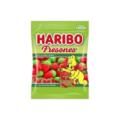 Желейні цукерки Полунички Haribo Fresones Іспанія 100 г