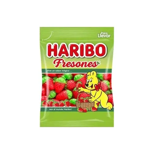 Желейні цукерки Полунички Haribo Fresones Іспанія 100 г