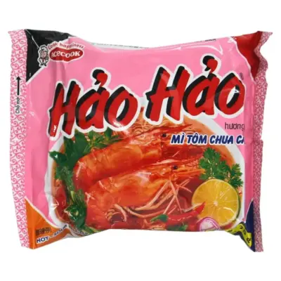 Локшина швидкого приготування Hao Hao Креветка з Чилі та Лаймом Acecook 78г