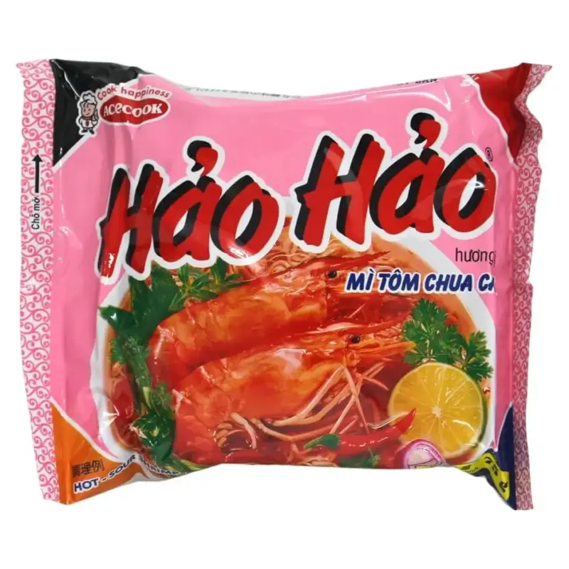 Локшина швидкого приготування Hao Hao Креветка з Чилі та Лаймом Acecook 78г