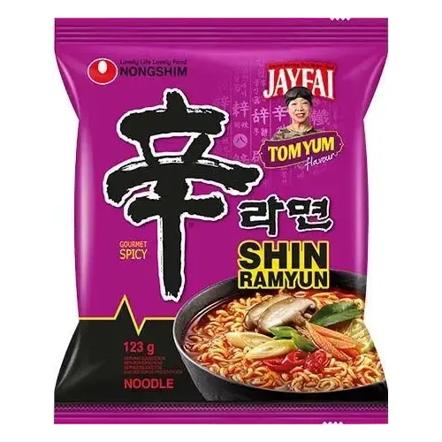 Локшина швидкого приготування Nongshim Shin Ramyun Tom Yum 123 г Южн Корея