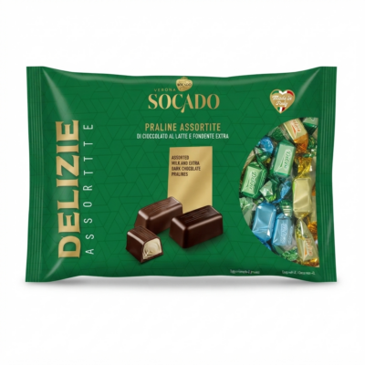 Цукерки шоколадні праліне Асорті Socado Socado Delizie Assortite 1 кг Італія