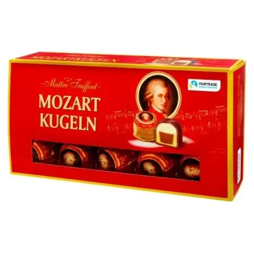 Цукерки марципанові з фісташкою у темному шоколаді E.Konig Mozart Kugeln 200г Німеччина