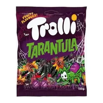 Желейні цукерки з фруктовим смаком Тарантули Trolli Tarantula 150 г Німеччина